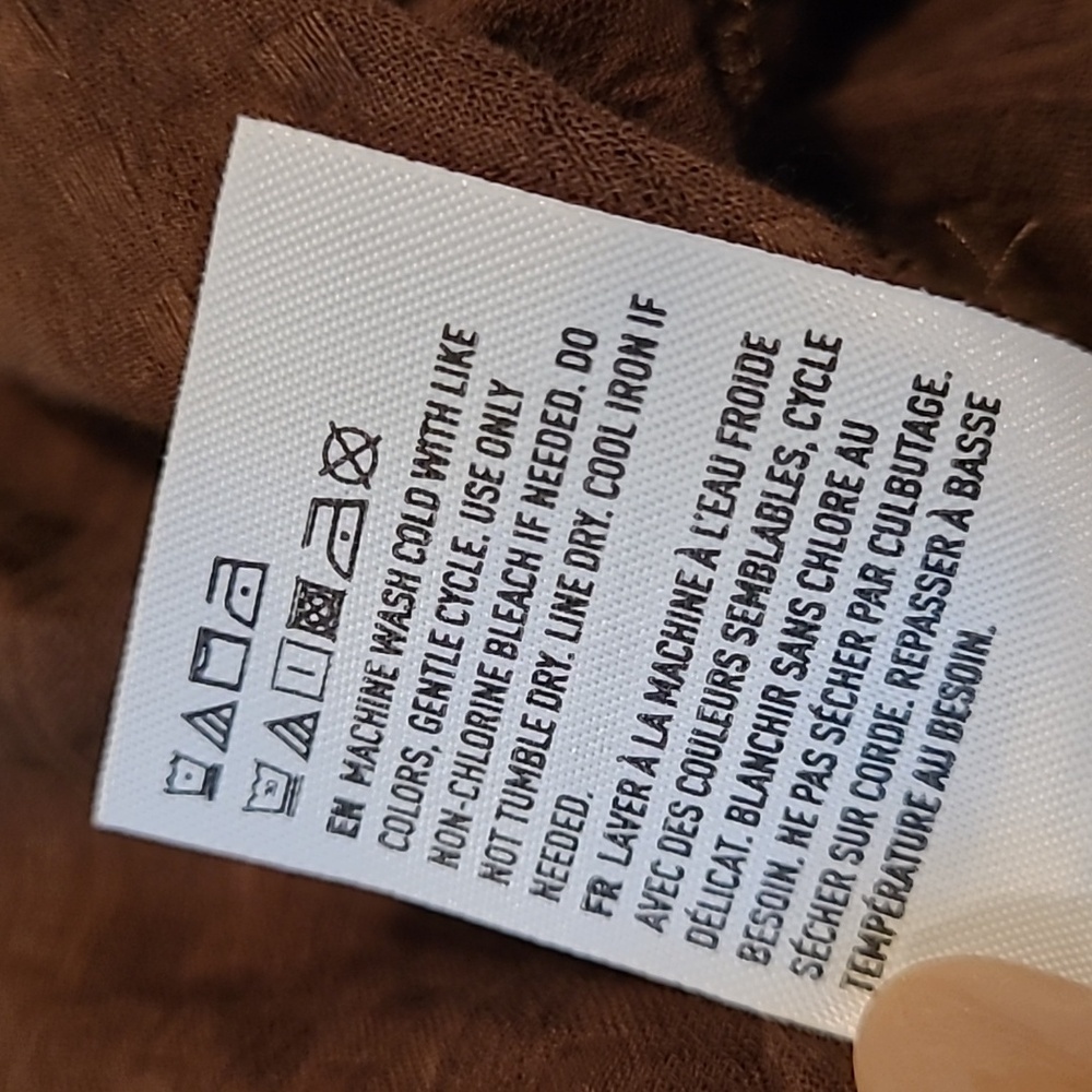 American Eagle Outfitters Brown Blouse M - Picture 15 of 15